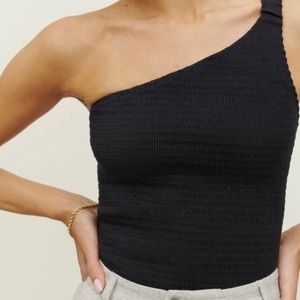 reformation one shoulder top, new w/o tags, never worn